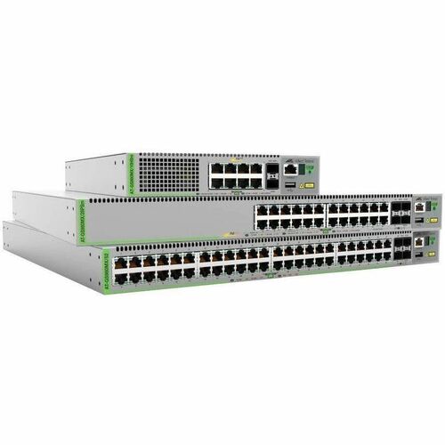 Allied Telesis L3 STACKABLE SWITCH 16X 100M/1/2.5/5G-T POE 2X SFP+ PORTS AT-GS980MX/18HSM-10