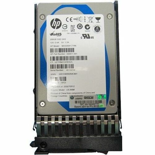HPE - Sourcing HP 200GB SAS 2.5IN SSD MLC 690819-B21 691000-001