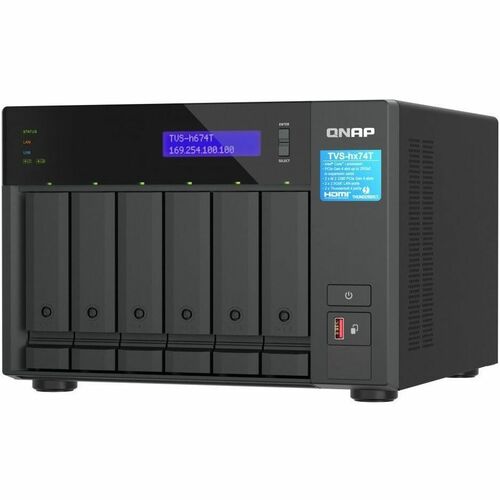 QNAP ULTRAHIGHSPEED 6BAY TBOLT 4 NAS INTEL CORE I5-12400 6-CORE12-THREAD HZ0680 - Image 4