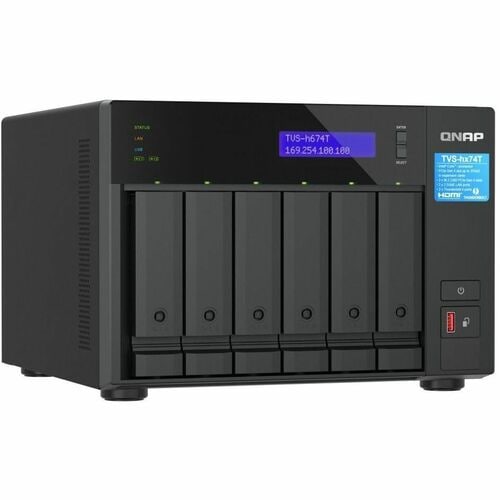 QNAP ULTRAHIGHSPEED 6BAY TBOLT 4 NAS INTEL CORE I5-12400 6-CORE12-THREAD HZ0680 - Image 5