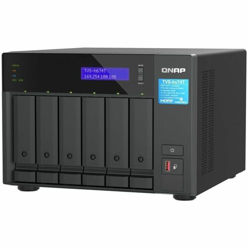 QNAP ULTRAHIGHSPEED 6BAY TBOLT 4 NAS INTEL CORE I5-12400 6-CORE12-THREAD HZ0680 - Image 6
