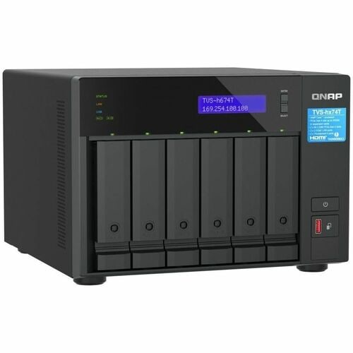 QNAP ULTRAHIGHSPEED 6BAY TBOLT 4 NAS INTEL CORE I5-12400 6-CORE12-THREAD HZ0680