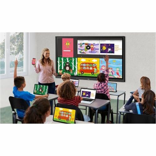 LG 75IN 3840X2160 LG CREATEBAORDTOUCH ANDROID13 HDMI USB-C 3YR WARR 75TR3DK-B.MUSQ - Image 9