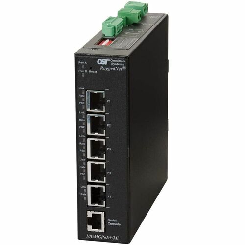 Omnitron Systems INDUSTRIAL MULTI-GIGABIT SWITCH RJ-45 2X MULTIGIG 2X 10/100/1000 AC JU9392