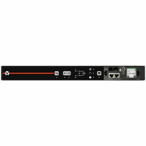 Vertiv RPDU RACK TRANSFER SWITCH MONITORED Outlet LV 20A 120V 1.9k VA6N21A1