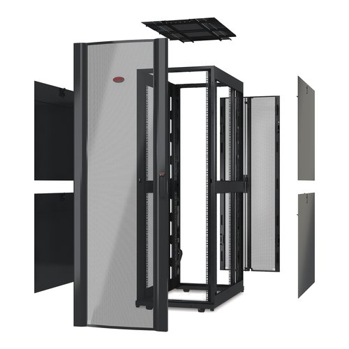APC by Schneider Electric NETSHELTER SX 42U 750MMX1200MMDEEP ENCLOSURE WITHOUT DOORS BLACK AR3350X610 - Image 2