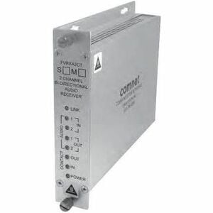 Comnet 2CH BI-DIR DIGITAL AUDIO CONTACT TRANSMITTER 24BIT MM FVTXA2C1M