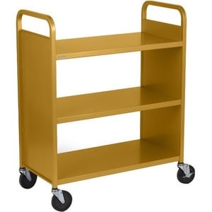 Bretford BKTRK DOUBLE-SIDE 3 FLAT SHELVE 3FLAT SHLV 5IN CASTERS RAVEN PAINT F336-RN5