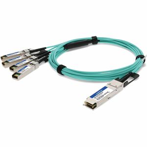 Addon 5M MSA COMP QSFP-4SFP-AOC5M DAC TAA 40GBASE AOC 5M QSFP-4SFP-AOC5M-AO