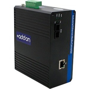 Addon 1GBS 1 RJ-45 TO 1 SC PORT INDUSTRIAL MEDIA CONVERTER ADD-IGMC-LX-1SC1