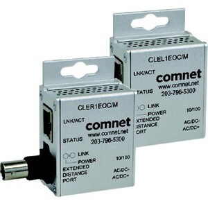Comnet CLEK11EOC 10/100MBPS ENET/COAX KIT INCLUDES LOCAL/REMOTE UNITS PS CLEK11EOC