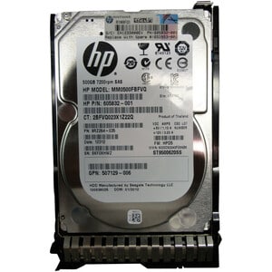 HPE - Sourcing KIT HP 500GB 6G SAS 7.2K 2.5IN 653953-001