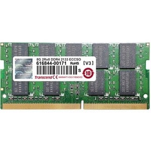 Transcend 8GB 2400MHZ DDR4 260PIN SODIMM ECC SR X8 CL17 12V TS1GSH72V4B