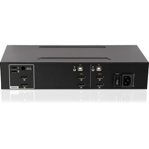 Iogear 2-PORT DUAL VIEW DISPLAYPORT SECURE KVM SWITCH W AUDIO GCS1422TAA4