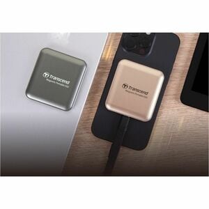 Transcend 1TB EXTERNAL SSD ESD420C USB 20Gbps Type C Magsafe Iron Gray 1TB TS1TESD420C