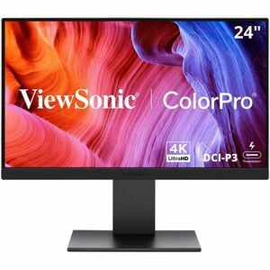 Viewsonic 24IN COLORPRO 4K MAC-COMPATIBLE WITH 100W THUNDERBOLT 4 USB C AND D VP2488-4K