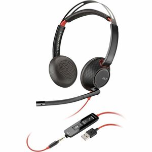 IM Sourcing & CPO POLY BLACKWIRE C5220 HEADSET STEREO - USB-C USB-A - WIRED 207576-01