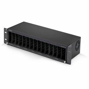 StarTech.com 15-SLOT MEDIA CONVERTER CHASSIS UNMANAGED 19IN RACKMOUNT TAA MCM15-MEDIA-CHASSIS