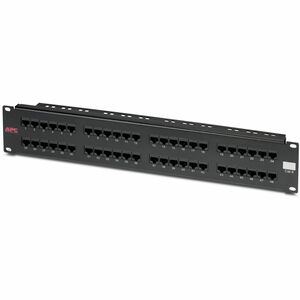 APC by Schneider Electric CAT6 PATCH PANEL 48PT-RJ45 TO 110 568 A/B CAT6PNL-48
