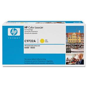 HP I YELLOW TONER CARTRIDGE FOR COLOR LASERJET 5500 5550 12K YLD C9732A