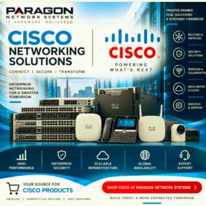 Cisco enterprise networking, switches, routers, security, wireless and data center solutions from Paragon Network Systems