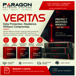 Veritas enterprise data protection, backup, recovery and ransomware resilience solutions from Paragon Network Systems